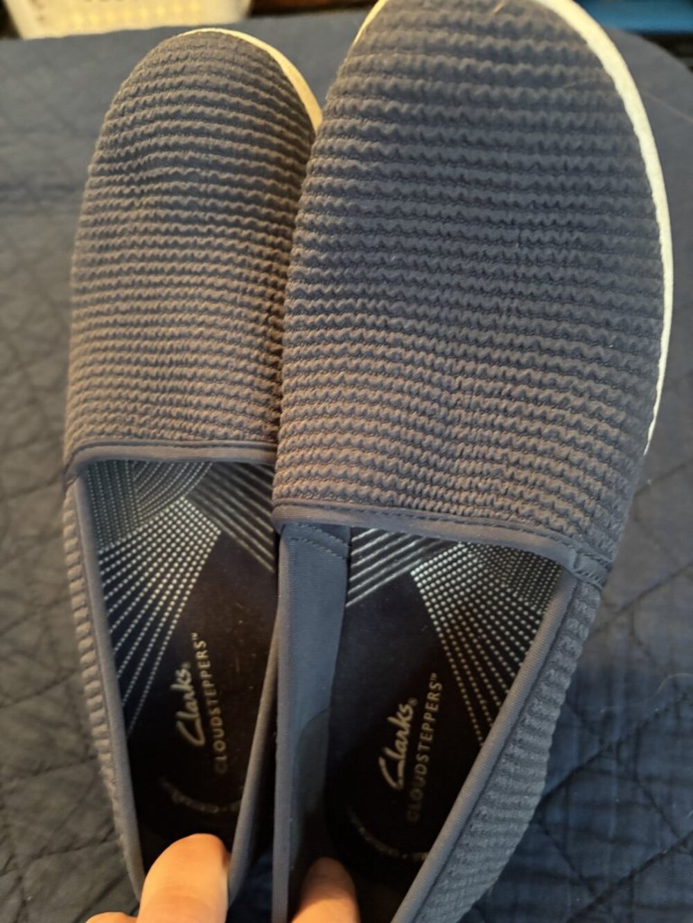 Clarks Cloudstepers in Blue